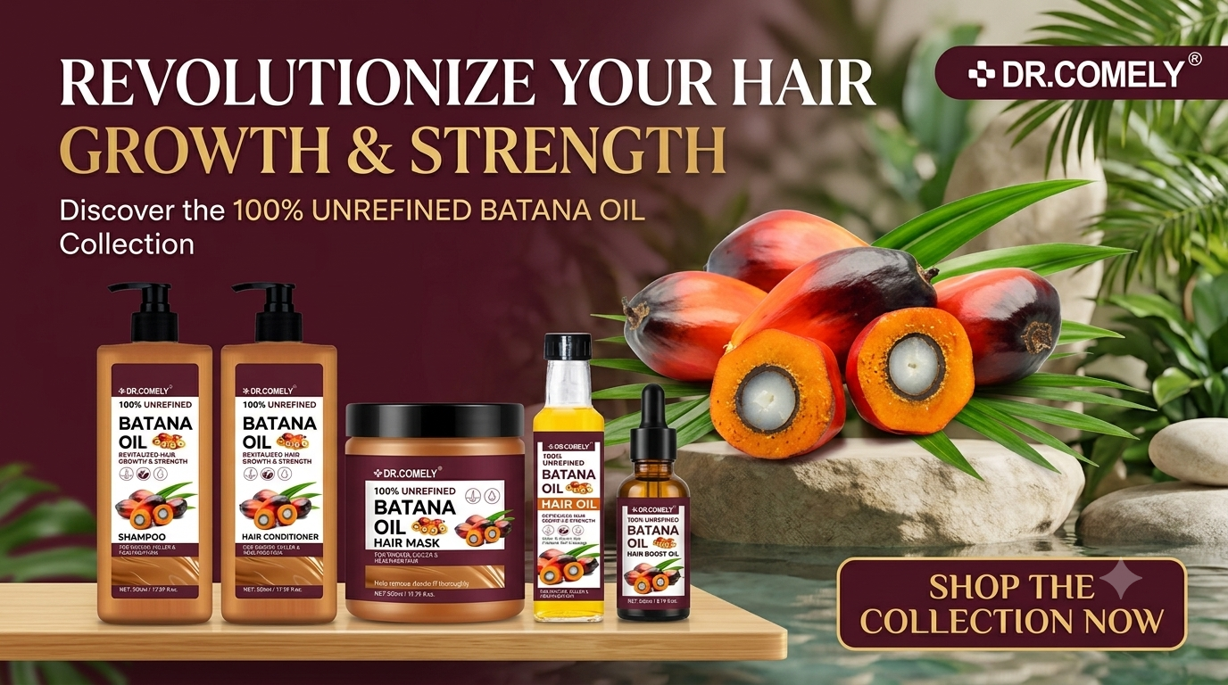 DR.COMELY 100% Unrefined Batana Oil Collection for Hair Growth