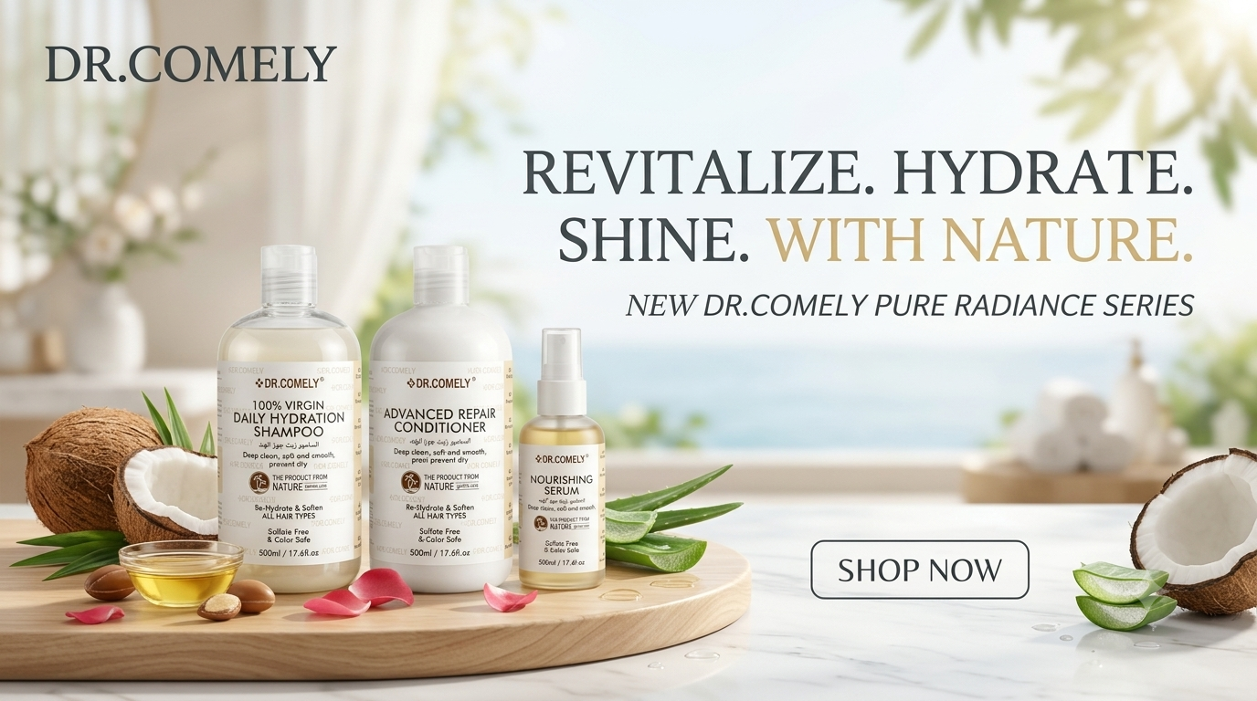 DR.COMELY Coconut Oil Shampoo bottle