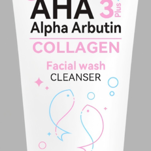 Love JoJo Alpha Arbutin Facial Wash | AHA & Collagen Deep Cleansing Foam for Pore Refining & Oil Control (190g)